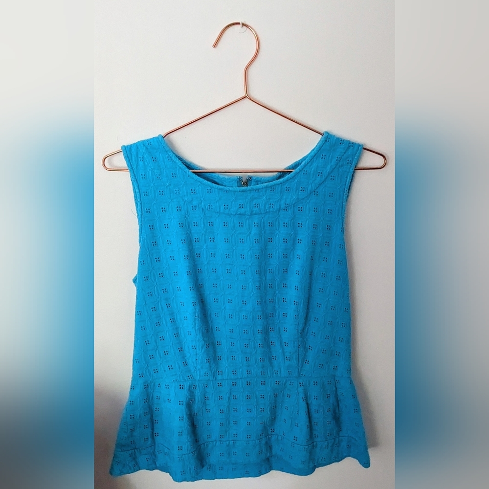 Kate Spade peplum tank top size 8